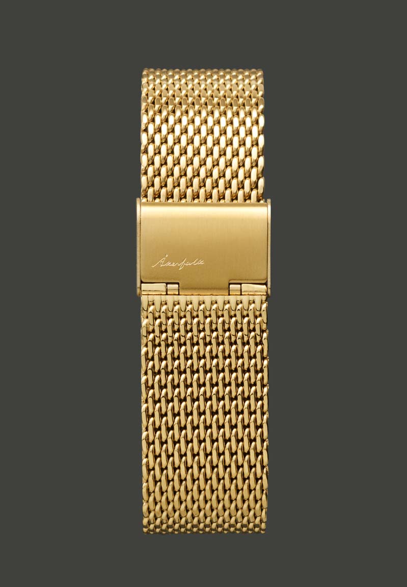 Metallgeflecht Goldband 18 mm