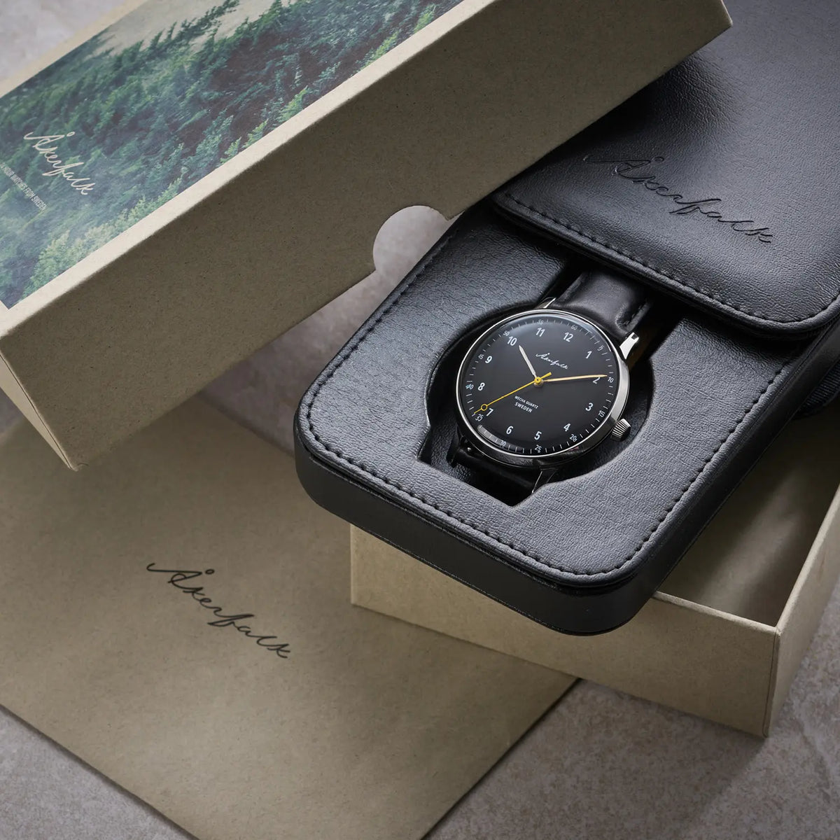 Mecha Quartz Silver, Silk Black