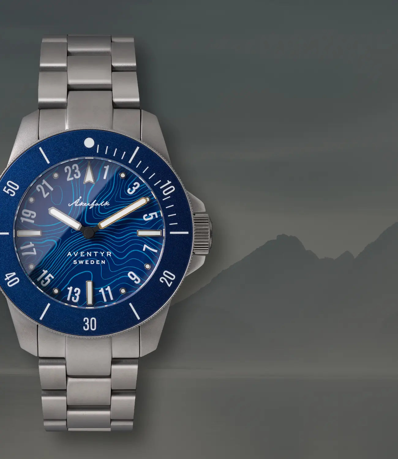 akerfalk 24-hour diver watch