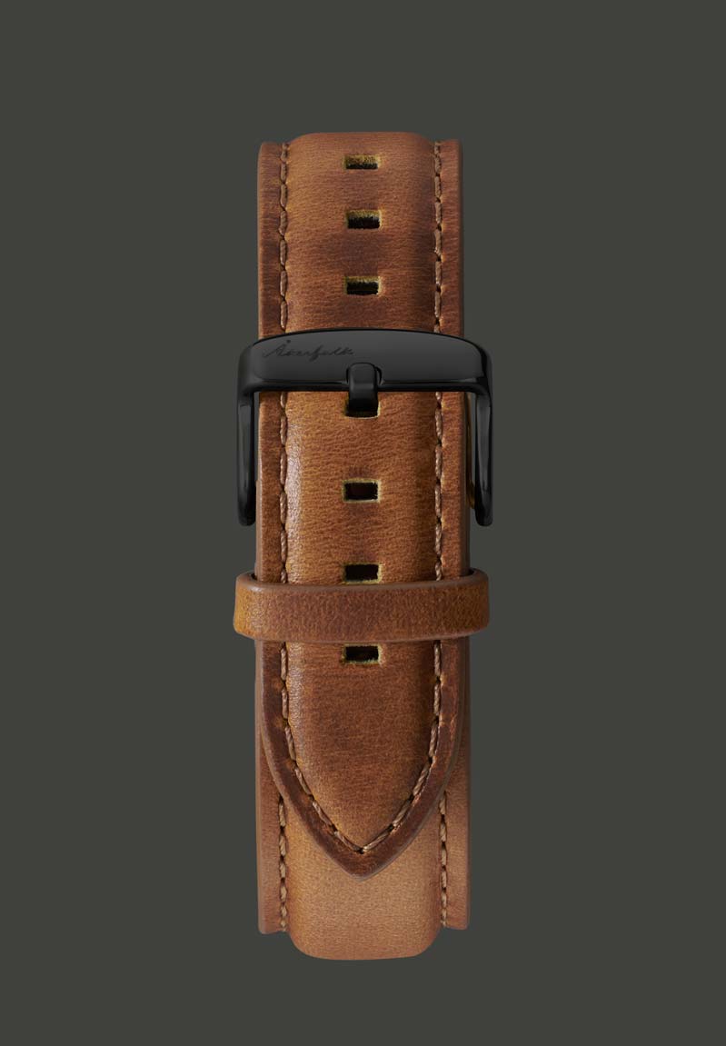 Light Brown Leather Strap | Akerfalk Watch Strap